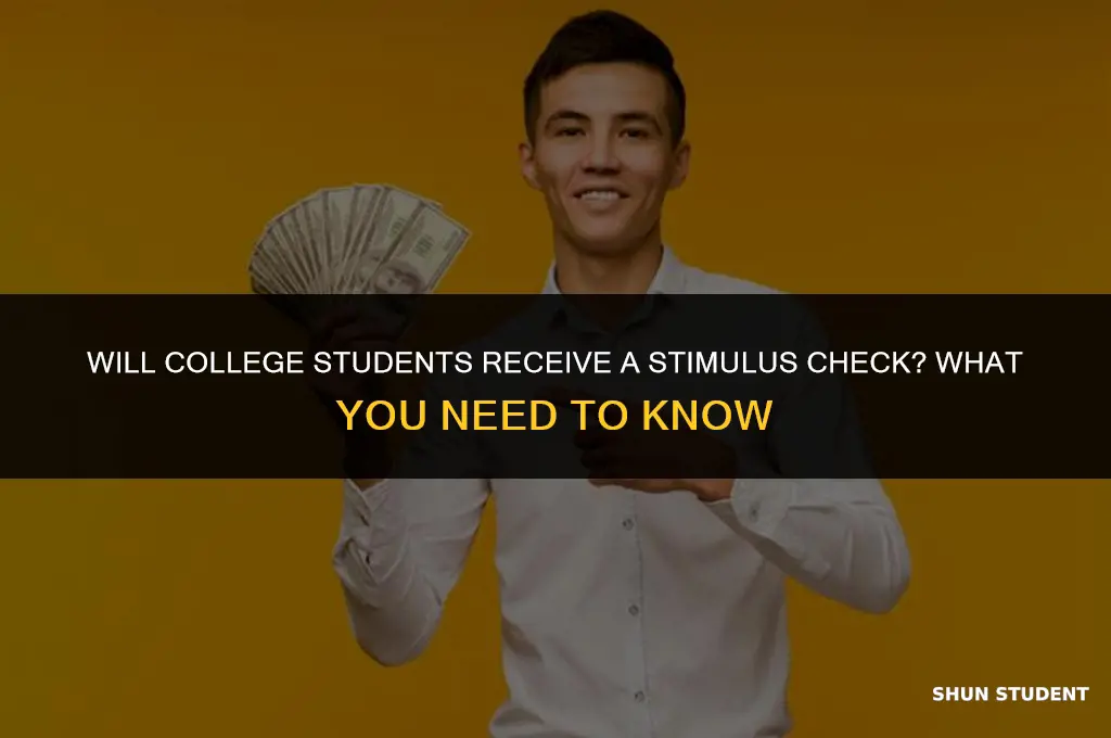 will students in college get a stimulus check