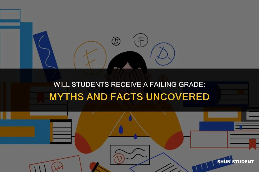 will students receive a failing grade