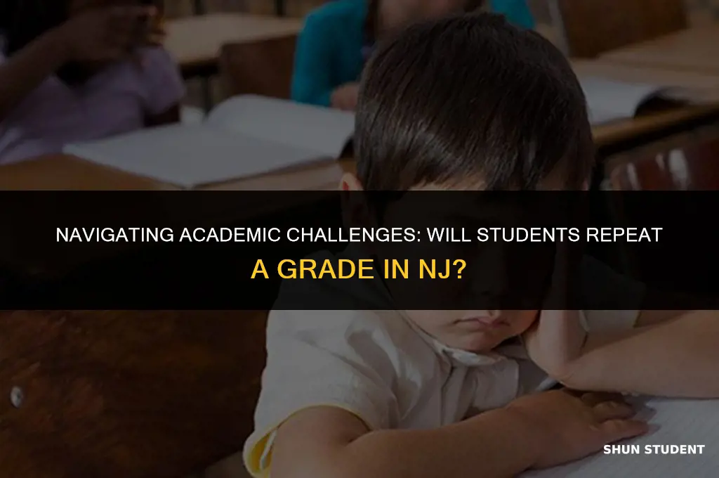 will students repeat a grade nj