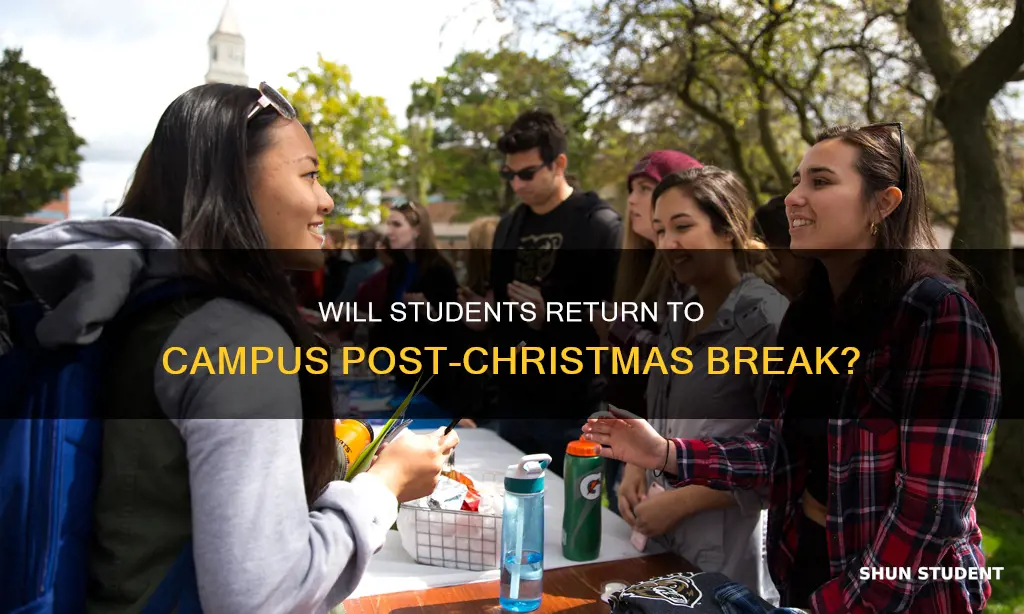 will students return to university after christmas