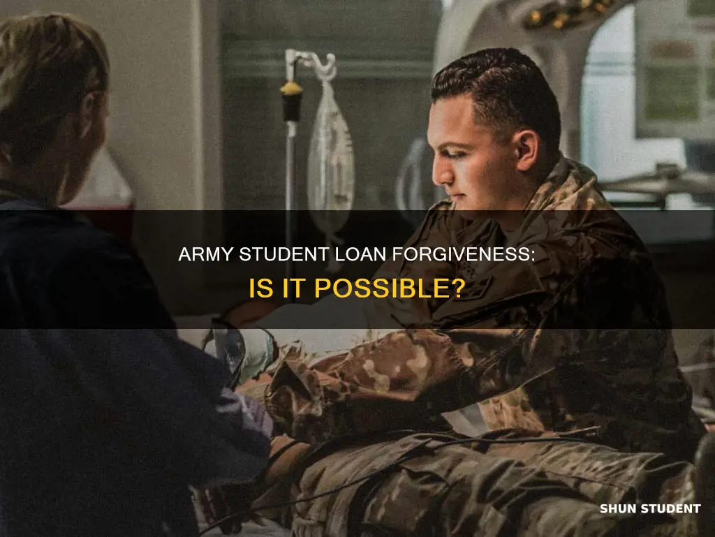 will the army pay off student loans