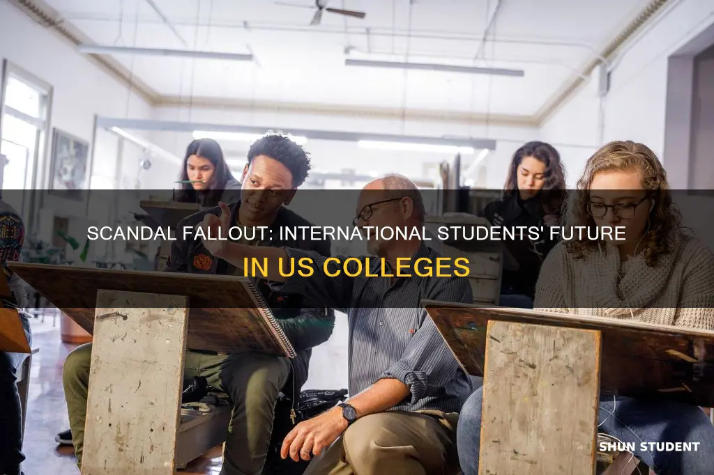 will the enrollment scandal at us colleges impact international students