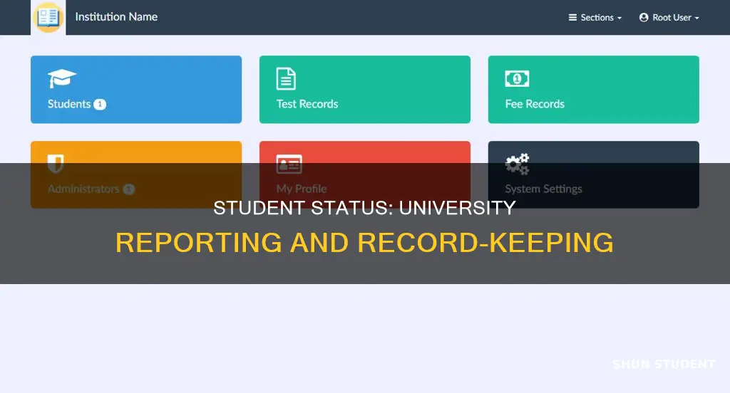 will the universities send student status records