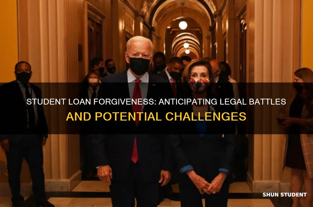 will there be legal challenges to student loan forgiveness