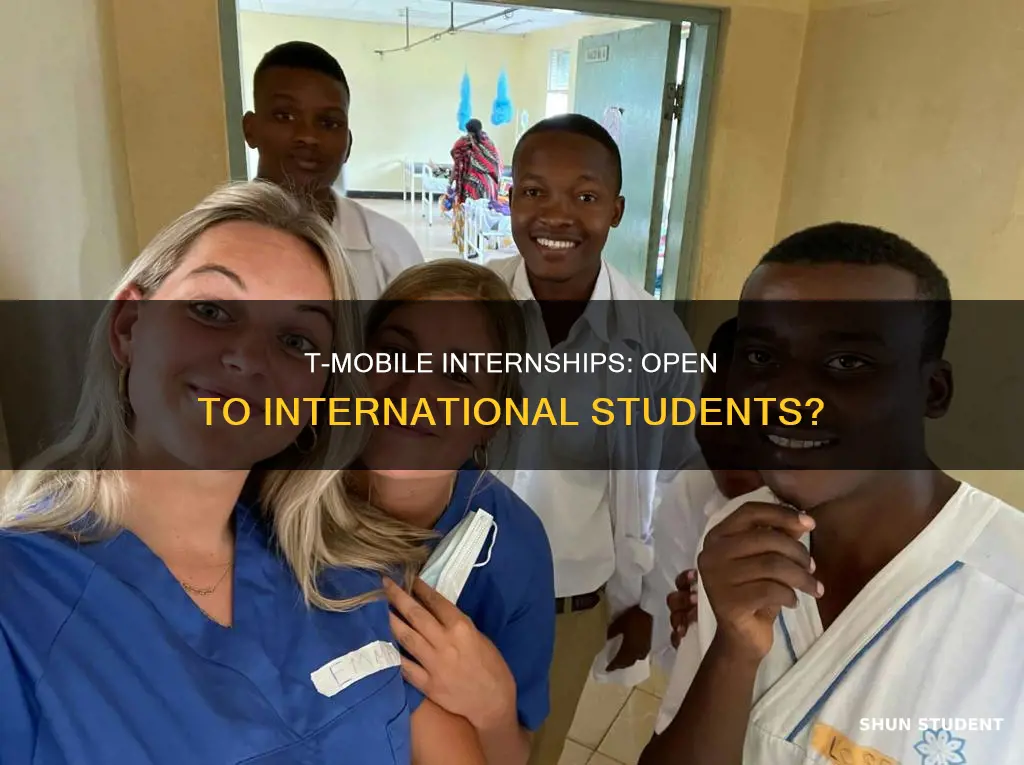 will tmobile accept international students as interns