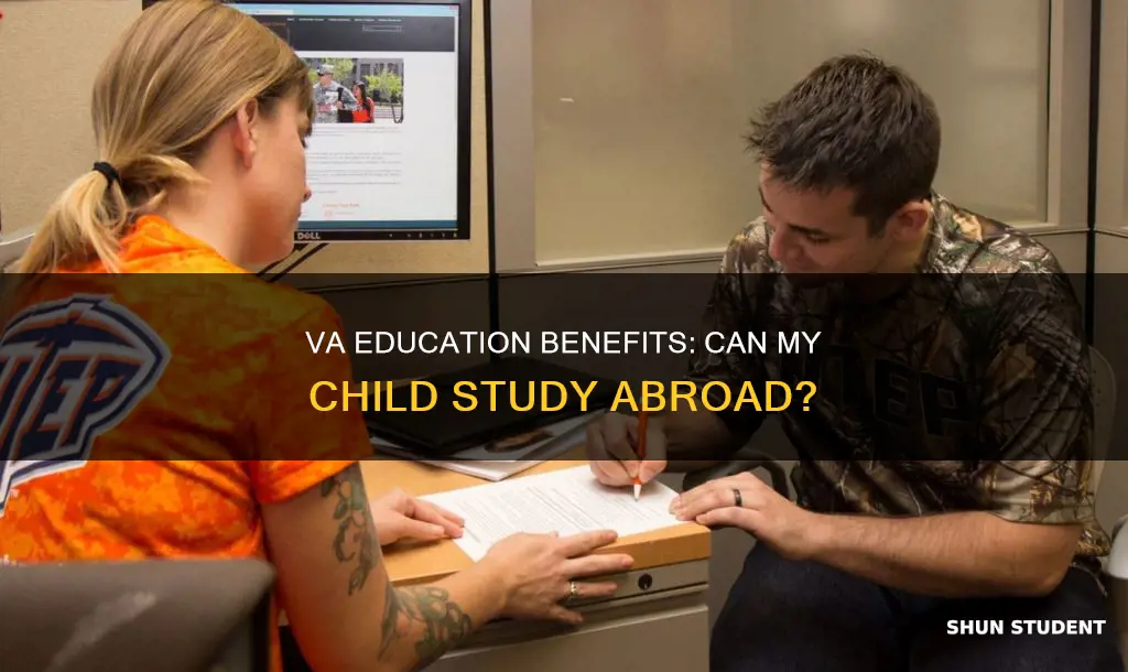 will va pay for my childs international students