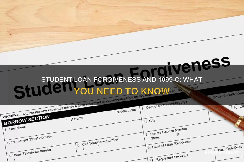 will you get a 1099-c for student loan forgiveness