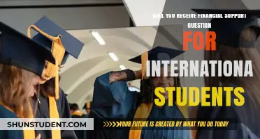International Students: Financial Support Availability